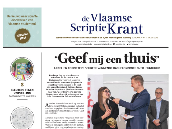 Vlaamse ScriptieKrant: nieuwe editie!