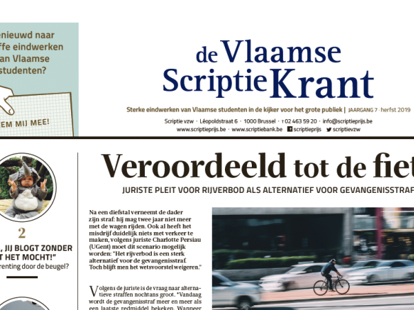 Vlaamse ScriptieKrant: de herfsteditie!