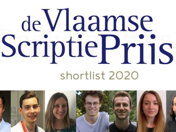 Shortlist Vlaamse Scriptieprijs 2020