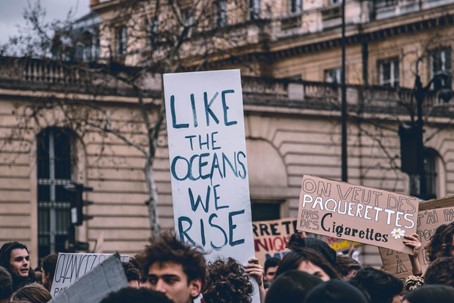 Jongeren komen massaal op straat voor het klimaat