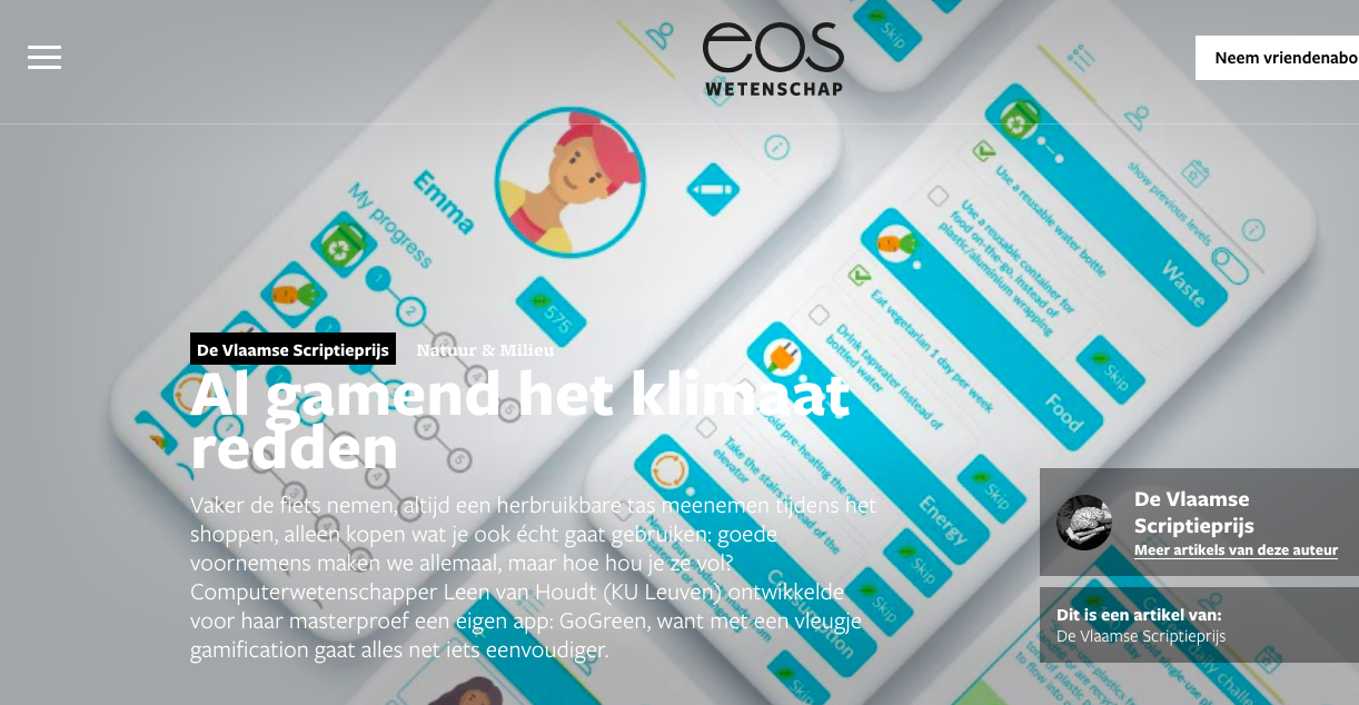 GoGreen Eos magazine