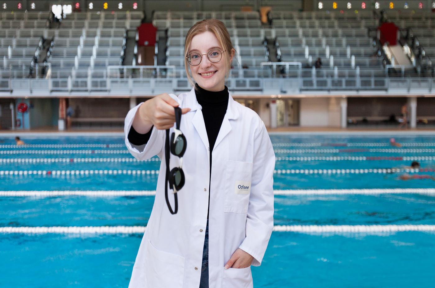 Amy Landau openbaar zwembad