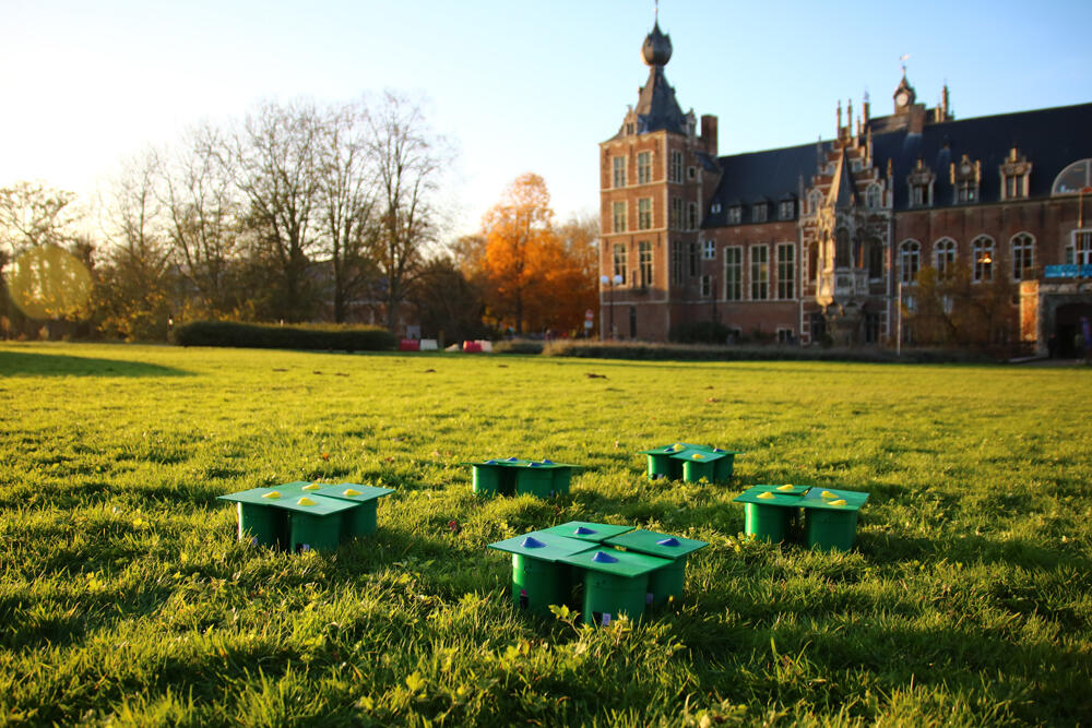 Robotbloem voor Kasteel van Arenberg