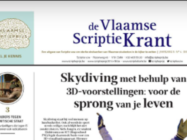 Scriptiekrant Skydiving