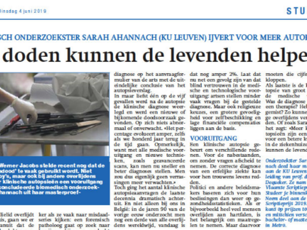 Meer klinische autopsies