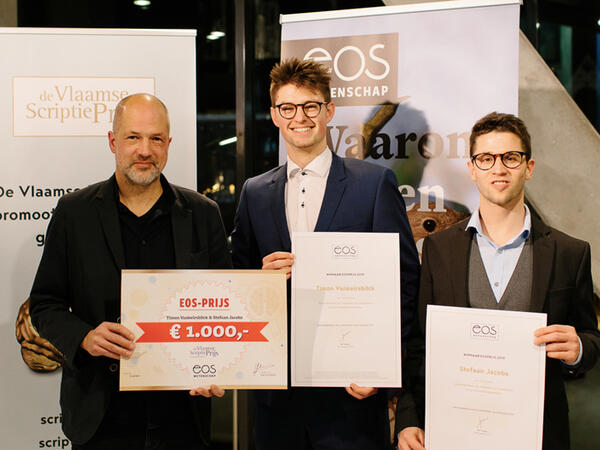 Timon Vankeirsbilck en Stefaan Jacobs winnen de Eosprijs 2019