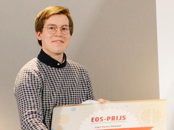 Carl-Victor Deweer wint Eosprijs 2021